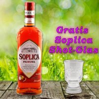 Soplica Quitten Likör Pigwowa 26% vol. 500ml + 1...