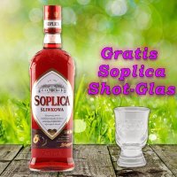 Soplica Pflaume Likör Sliwkowa 26% vol. 500ml + 1...