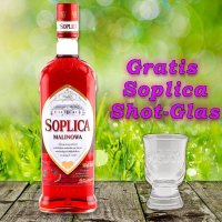 Soplica Himbeere Likör Malinowa 26% vol. 500ml + 1...
