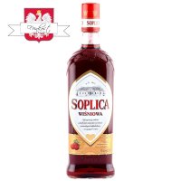 Soplica Kirsche Likör Wisniowa 26% vol. 500ml + 1 Glas Gratis