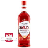 Soplica Erdbeer Likör Truskawkowa 26% vol. 500ml + 1 Glas Gratis